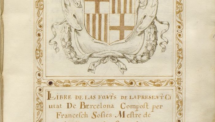 The ‘Book of Fountains’ (1650): Water Knowledge Codification as Adaptation to Drought in Early Modern Barcelona